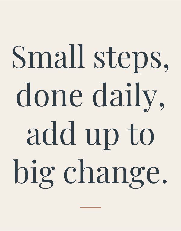 Printable Motivational Wall Art, Small Steps Add Up Typography Print, 11x14 Habit Quote Poster, Home Office Planner Decor, Instant Download